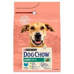 Purina Dog Chow Light kalkkuna, 2,5 kg hinta ja tiedot | Koiran kuivaruoka | hobbyhall.fi