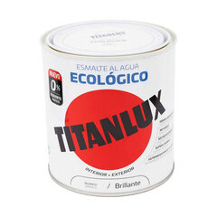 Akryylilakka TITANLUX 00t056614 Ekologinen 250 ml Valkoinen Kiiltävä hinta ja tiedot | Maalit | hobbyhall.fi
