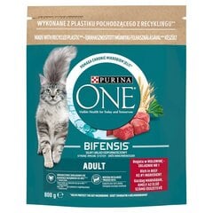 Purina One Bifensis kuivaruoka kissoille naudanliha, 800 g hinta ja tiedot | Purina Kissat | hobbyhall.fi