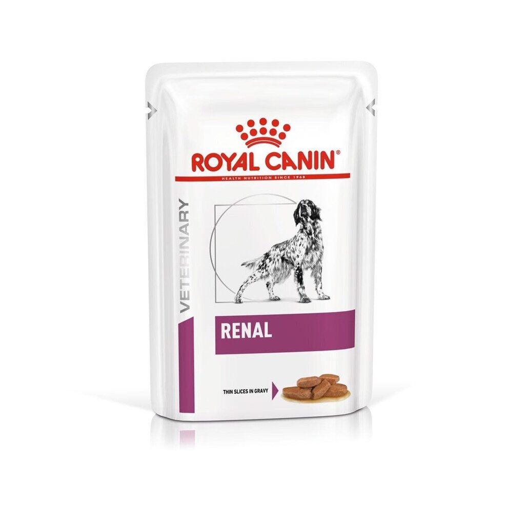 Royal Canin Renal munuaisten vajaatoiminnasta kärsiville koirille, 12x100 g hinta ja tiedot | Koiran kuivaruoka | hobbyhall.fi