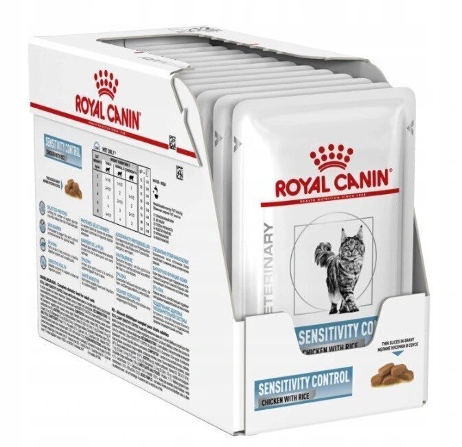 Royal Canin Sensitivity Control kissoille kana ja riisi, 12x85 g hinta ja tiedot | Koiran märkäruoka | hobbyhall.fi