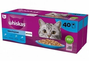 Whiskas Fish Favorites hyytelössä kissoille, 40x85 g hinta ja tiedot | Whiskas Lemmikit | hobbyhall.fi