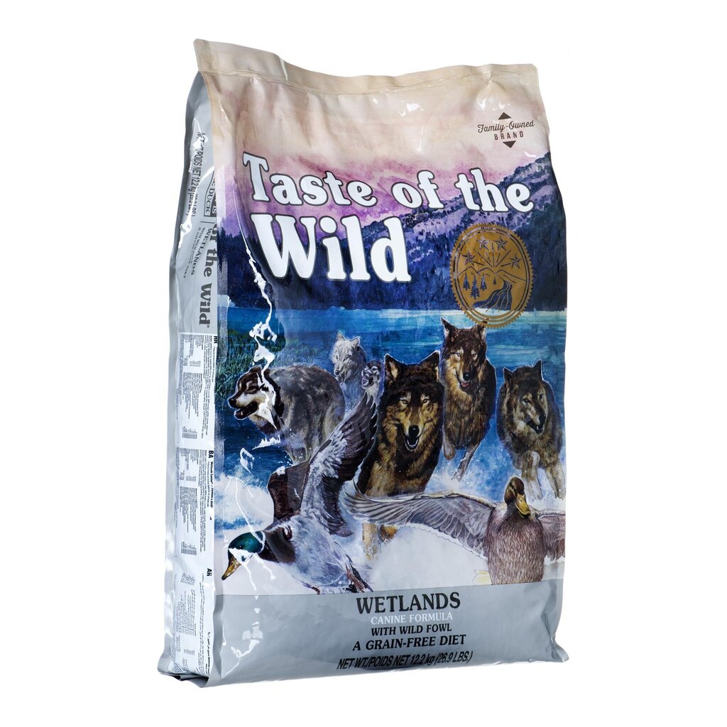 Taste Of The Wild Wetlands koirille, 12,2 kg hinta ja tiedot | Koiran kuivaruoka | hobbyhall.fi