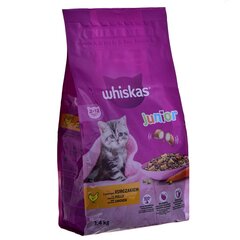 Whiskas Junior kissoille kana, 1,4 kg hinta ja tiedot | Kissan kuivaruoka | hobbyhall.fi