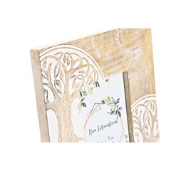 Kuvakehys DKD Home Decor 20 x 2 x 25,5 cm Kristalli Puut Ruskea Valkoinen Mangopuu Intialainen mies hinta ja tiedot | Valokuva-albumit -ja kehykset | hobbyhall.fi