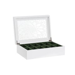 Kellojen säilytyslaatikko DKD Home Decor 29 x 20 x 9 cm Kristalli Valkoinen Puu MDF hinta ja tiedot | Sisustustuotteet | hobbyhall.fi