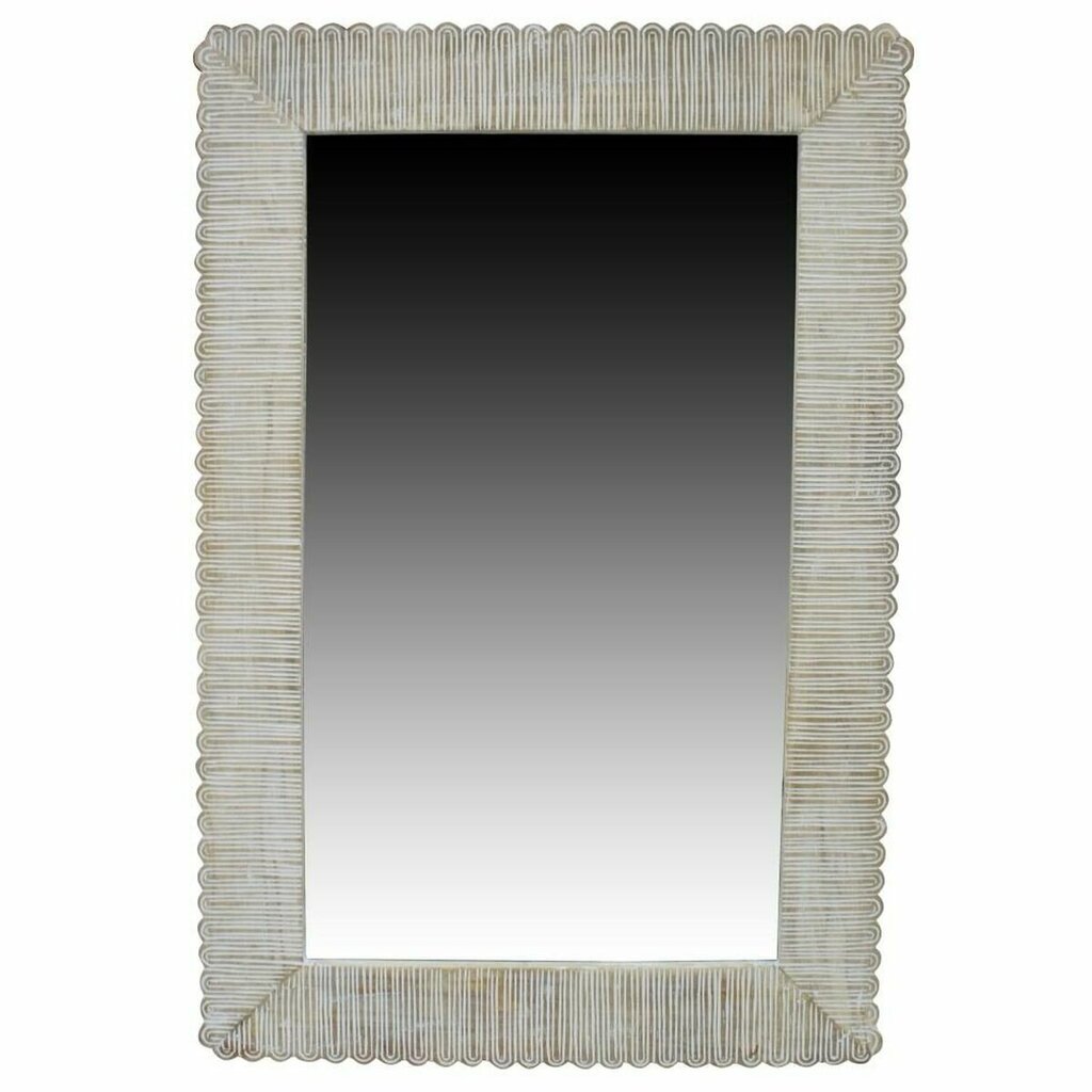 Seinäpeili DKD Home Decor Kristalli Luonnollinen Africa mix -tyylinen Mangopuu Riisuttu (63,5 x 3 x 94 cm) hinta ja tiedot | Peilit | hobbyhall.fi