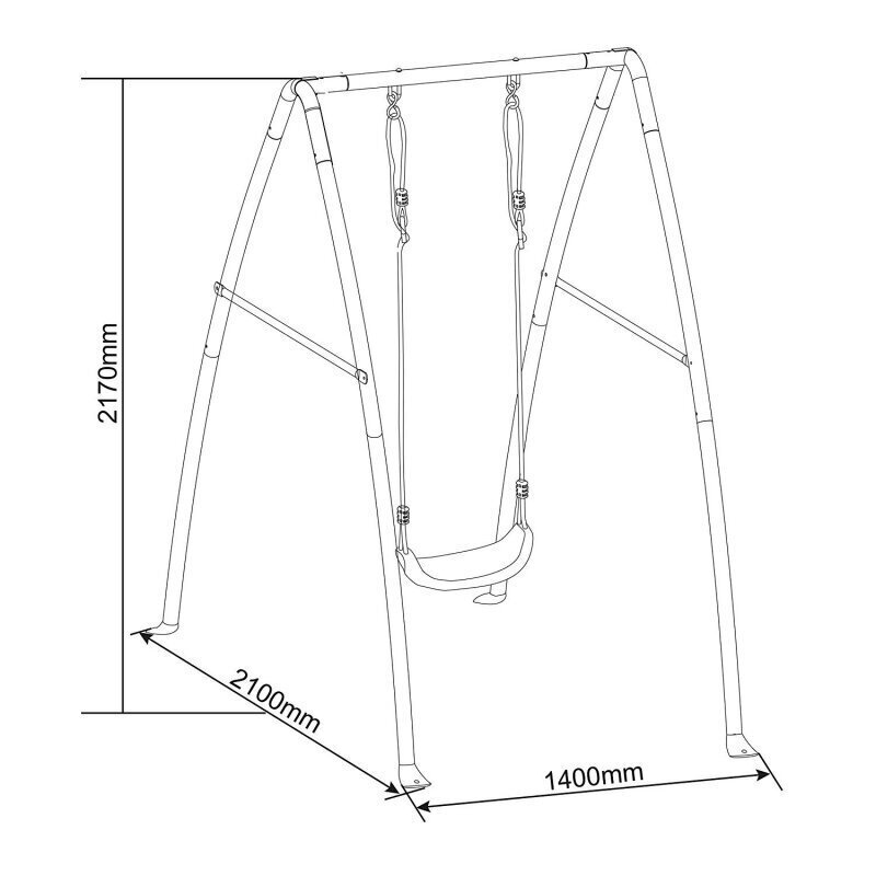 Axi neutraali väri swing hinta ja tiedot | Puutarhakeinut | hobbyhall.fi