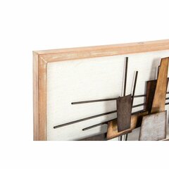 Seinäkoriste DKD Home Decor 120 x 40 x 5,5 cm Abstrakti Luonnollinen Kullattu Monivärinen Moderni (2 osaa) hinta ja tiedot | Sisustustuotteet | hobbyhall.fi