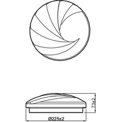 Kattolamppu Philips Shell Ø 25 cm Valkoinen 10 W Metalli/Muovinen (4000 K) hinta ja tiedot | Philips Lamput ja valaisimet | hobbyhall.fi