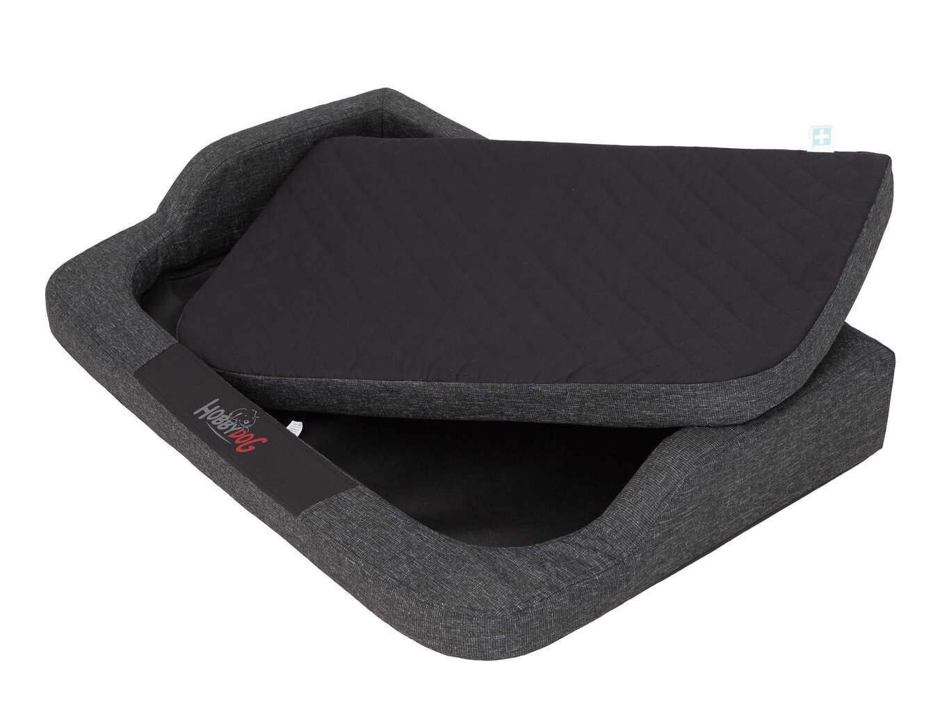 Hobbydog koiranpesä Medico Standard Black Ekolen XXL, 120x80 cm hinta ja tiedot | Pedit ja pesät | hobbyhall.fi