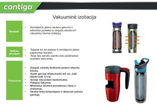 Termostaatti Contigo, punainen hinta ja tiedot | Contigo Koti ja keittiö | hobbyhall.fi
