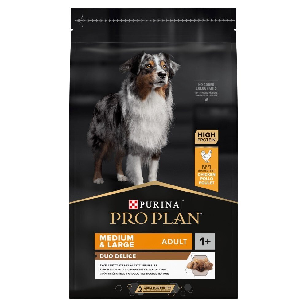 Purina Pro Plan aikuisille koirille kana, 10 kg hinta ja tiedot | Koiran kuivaruoka | hobbyhall.fi