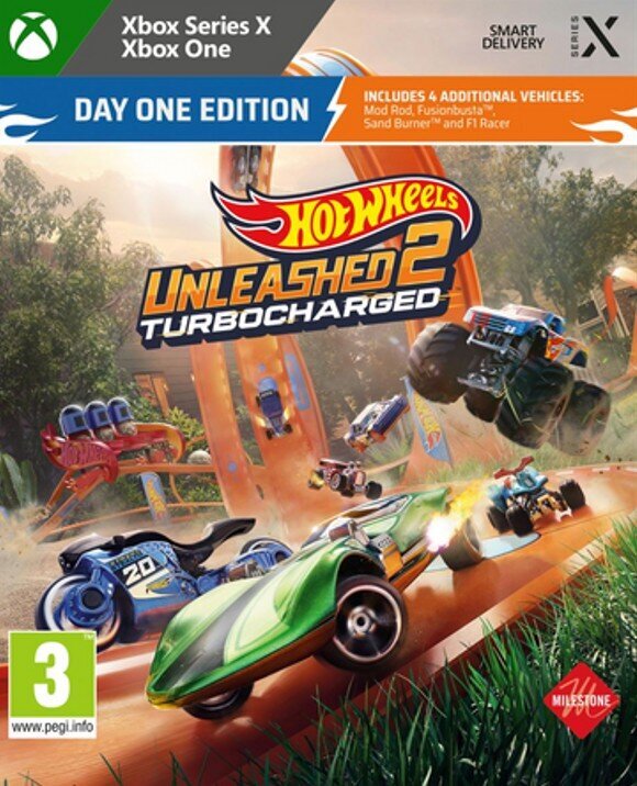 Hot Wheels Unleashed 2: Turbocharged (Day One Edition) Xbox Series X hinta ja tiedot | Tietokone- ja konsolipelit | hobbyhall.fi