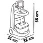 Sähköinen lääkintävaunu - Smoby, 16 elementtiä hinta ja tiedot | Tyttöjen lelut | hobbyhall.fi