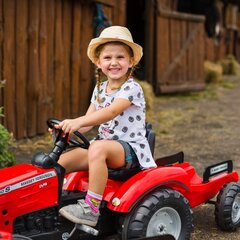 Minam traktori perävaunulla, punainen hinta ja tiedot | Poikien lelut | hobbyhall.fi