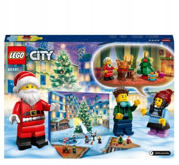 60381 LEGO® City Joulukalenteri 2023 + pehmotyyny