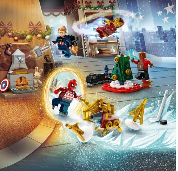 76267 LEGO Marvel Super Heroes Advent-kalenteri ja tyynykissa hinta ja tiedot | LEGOT ja rakennuslelut | hobbyhall.fi