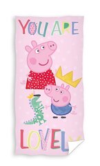 Rantapyyhe Peppa Pig 70x140 cm hinta ja tiedot | Pyyhkeet | hobbyhall.fi