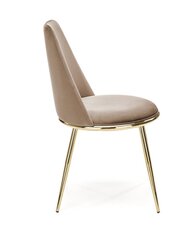 2-tuolin setti K460, beige/kulta hinta ja tiedot | Ruokapöydän tuolit | hobbyhall.fi