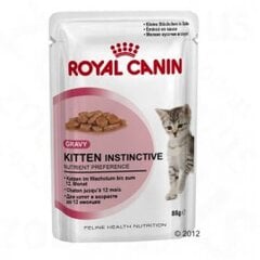 Royal Canin Kitten Instinctive Kastikkeessa 12x85 g hinta ja tiedot | Kissanruoka | hobbyhall.fi