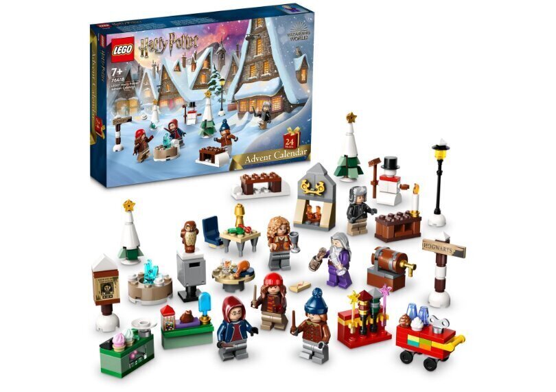 76418 LEGO® Harry Potter™ Joulukalenteri 2023 + pehmotyyny 50 cm hinta ja tiedot | LEGOT ja rakennuslelut | hobbyhall.fi