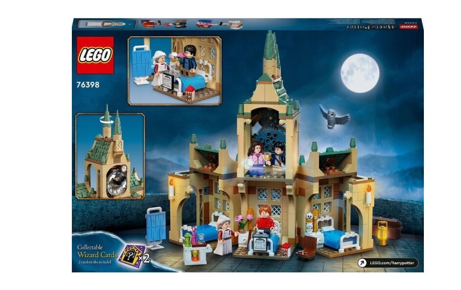 76398 LEGO® Harry Potter Tylypahkan sairaalasiipi + pehmokissa 50 cm hinta ja tiedot | LEGOT ja rakennuslelut | hobbyhall.fi