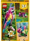 31144 LEGO® Creator eksoottinen pinkki papukaija + pehmotyyny hinta ja tiedot | LEGOT ja rakennuslelut | hobbyhall.fi