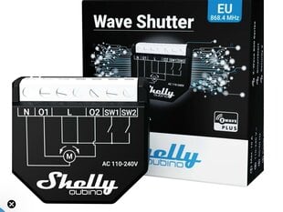 Älyrele Shelly Qubin Wave Shutter hinta ja tiedot | Turvajärjestelmien ohjaimet | hobbyhall.fi