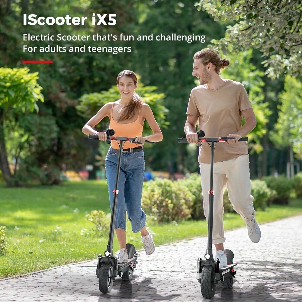 Sähköpotkulauta iScooter iX5, musta, 1000W, 15Ah hinta ja tiedot | Sähköpotkulaudat | hobbyhall.fi