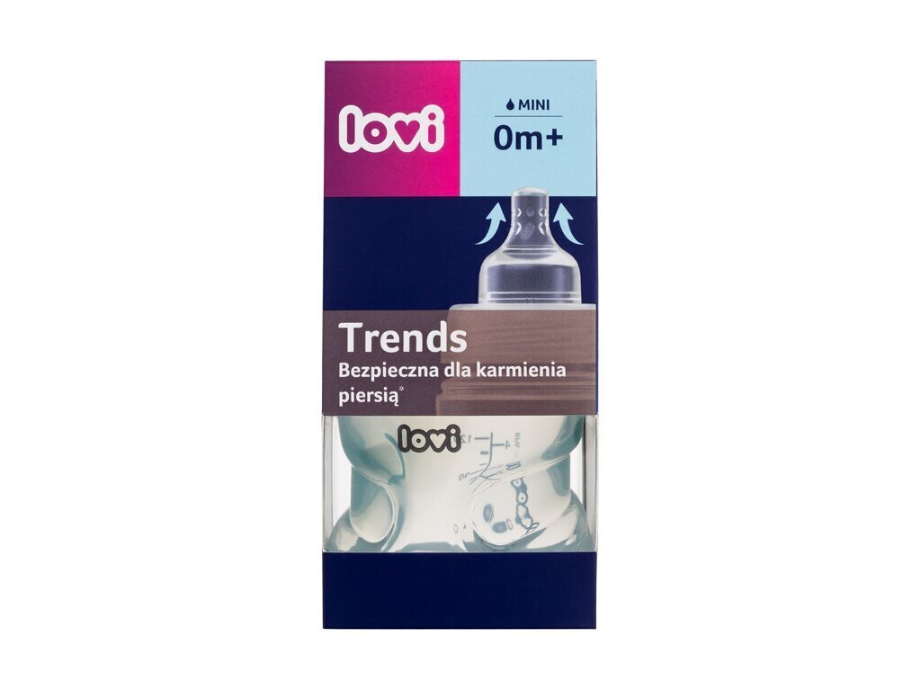 Lovi Trends tuttipullo, 0 kuukautta+, 120 ml hinta ja tiedot | Tuttipullot ja tarvikkeet | hobbyhall.fi