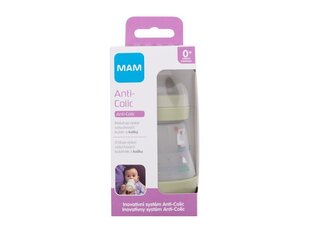 Tuttipullo MAM Anti-Colic, 0 kk+, 160 ml hinta ja tiedot | Tuttipullot ja tarvikkeet | hobbyhall.fi