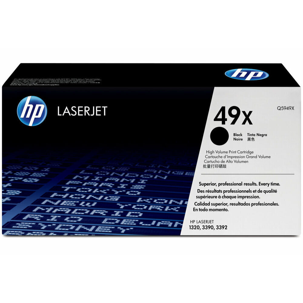 HP TON HP Toner 49X Q5949X Black, suuri kapasiteetti hinta ja tiedot | Laserkasetit | hobbyhall.fi