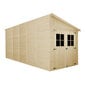 Puinen puutarhavaja Timbela M341A + lattia H244x218x514 cm/10.1m2 hinta ja tiedot | Piharakennukset | hobbyhall.fi