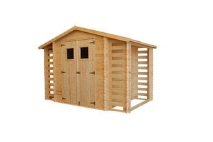 Puinen puutarhavaja Timbela M391 + lattia H218 x 328 x 206 cm hinta ja tiedot | Piharakennukset | hobbyhall.fi