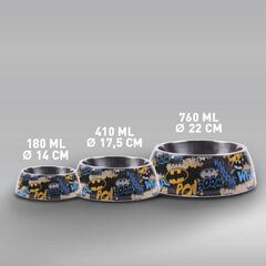 Koiran ruoka-annostelija Batman Melamiini 180 ml Musta Metalli hinta ja tiedot | Batman Lemmikit | hobbyhall.fi