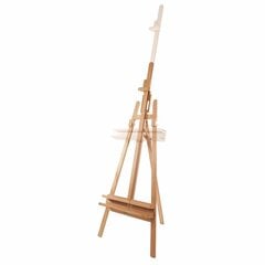 Maalausteline MABEF 66 x 245 x 76 cm Säädettävä pyökki hinta ja tiedot | Taide- ja askartelutarvikkeet | hobbyhall.fi