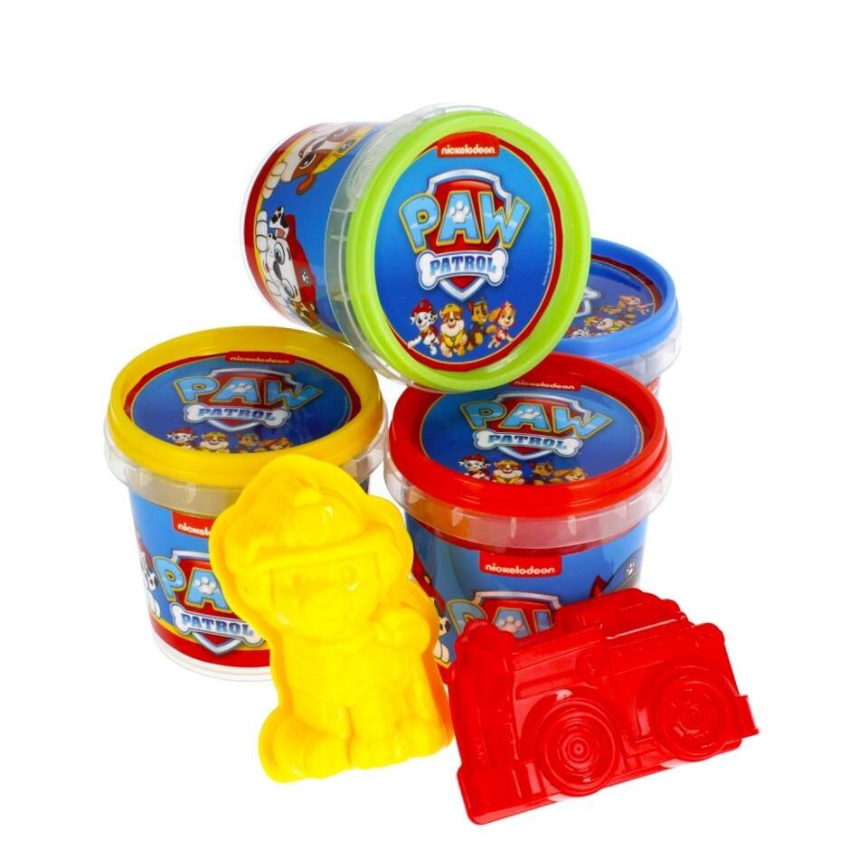 Muovailusetti - Paw Patrol, 4 kpl. hinta ja tiedot | Taide- ja askartelutarvikkeet | hobbyhall.fi