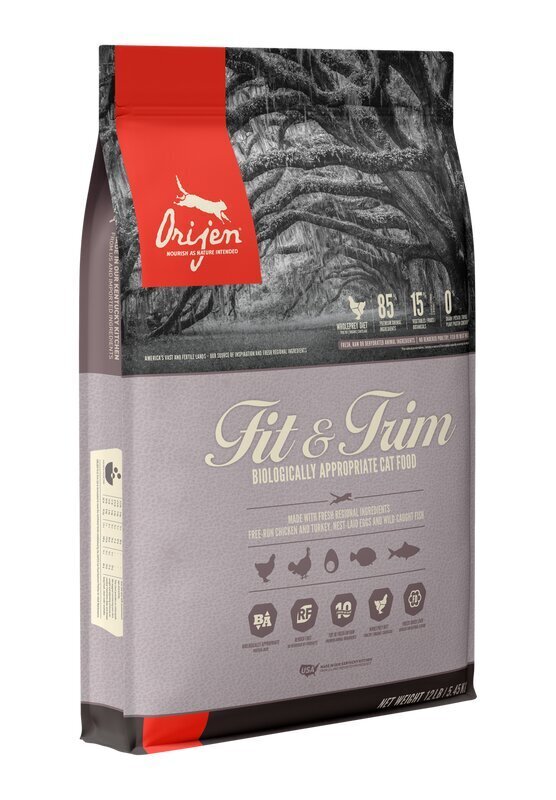 Kissojen kuivaruoka Orijen Fit & Trim, 5,4 kg hinta ja tiedot | Kissan kuivaruoka | hobbyhall.fi