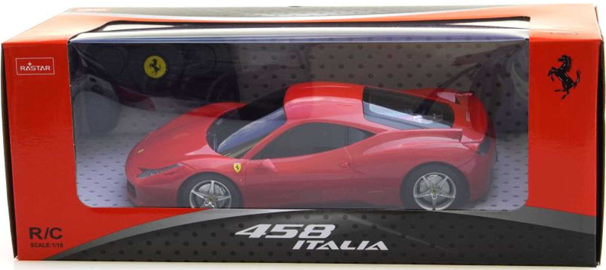 Rastar Ferrari 458 Italia RC Car, punainen hinta ja tiedot | Poikien lelut | hobbyhall.fi