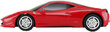 Rastar Ferrari 458 Italia RC Car, punainen hinta ja tiedot | Poikien lelut | hobbyhall.fi