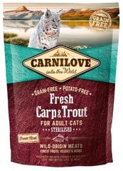 Kuivaruoka kissoille Carni Love Fresh Carp & Trout Steriili, 2 kg hinta ja tiedot | Carnilove Lemmikit | hobbyhall.fi