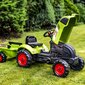 Polkutraktori perävaunulla - Claas Falk, vihreä hinta ja tiedot | Poikien lelut | hobbyhall.fi