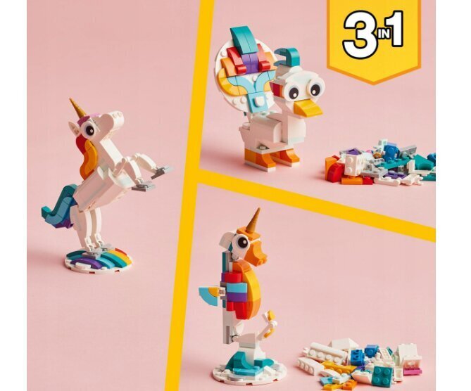 31140 LEGO Creator 3-in-1 Magic Unicorn hinta ja tiedot | LEGOT ja rakennuslelut | hobbyhall.fi