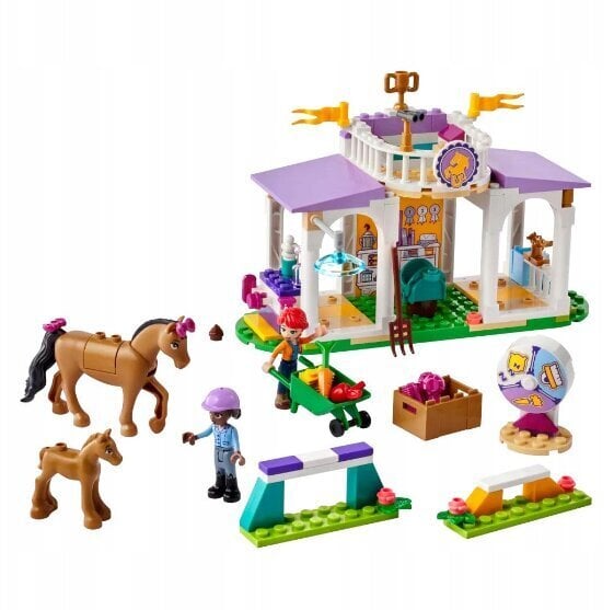 41746 LEGO® Friends Ratsastustunti + pehmotyyny Cat 50 cm hinta ja tiedot | LEGOT ja rakennuslelut | hobbyhall.fi