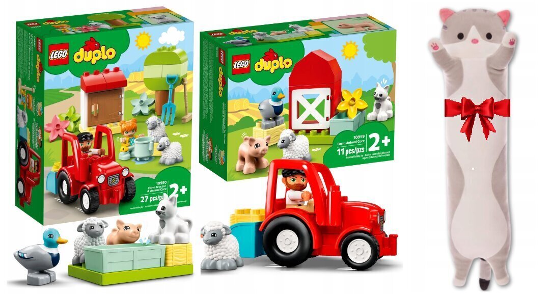 LEGO® Duplo -rakennussetti ja pehmotyyny Cat hinta ja tiedot | LEGOT ja rakennuslelut | hobbyhall.fi