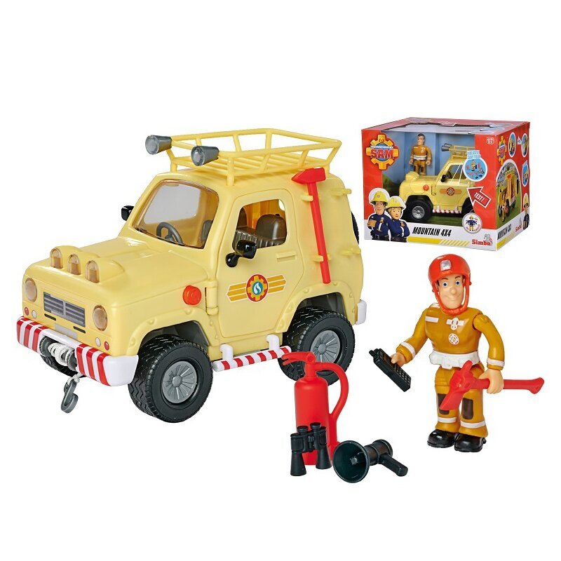 Jeeppi hahmojen kanssa - Fireman Sam hinta ja tiedot | Poikien lelut | hobbyhall.fi