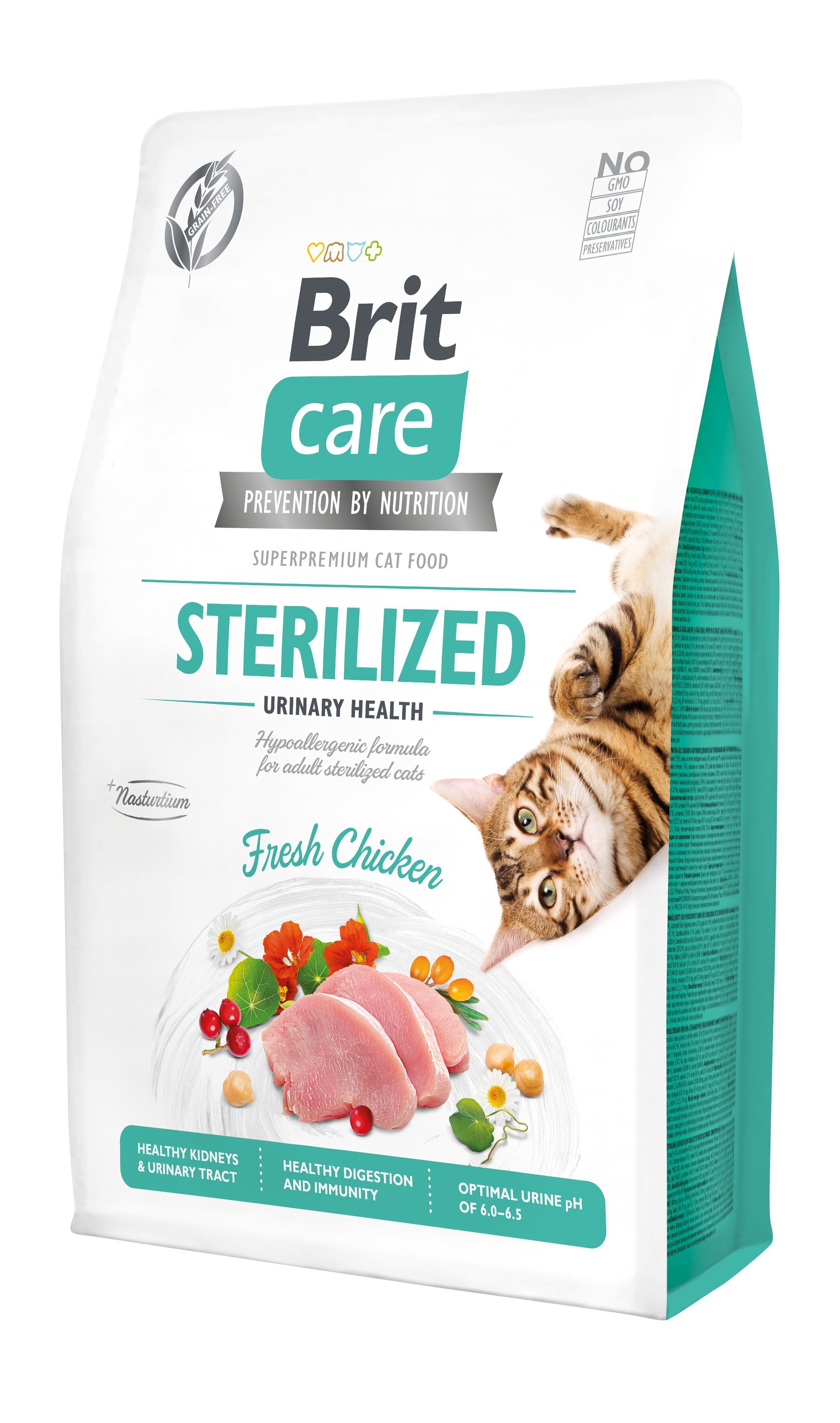 Brit Care viljaton ruoka steriloiduille kissoille, 400 kg. hinta |  