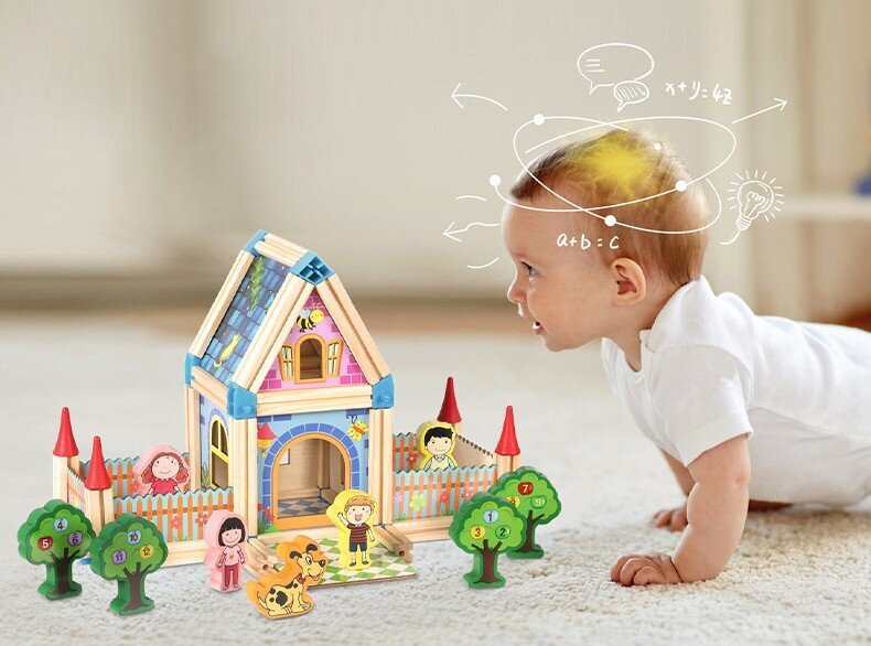 3D-palapeli "Talo" hinta ja tiedot | Vauvan lelut | hobbyhall.fi