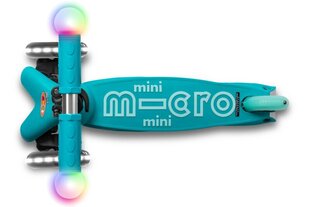 Kolmipyöräinen potkulauta Micro Mini Deluxe Magic LED - sininen hinta ja tiedot | Potkulaudat | hobbyhall.fi